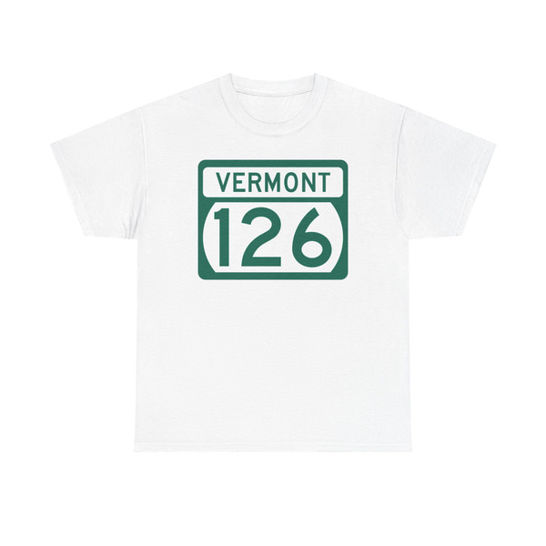 Vermont 126 (Vermont) (Road Sign) T-Shirt