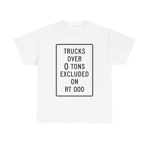 MUTCD-NJ RNJ12-11A (New Jersey) (Road Sign) T-Shirt