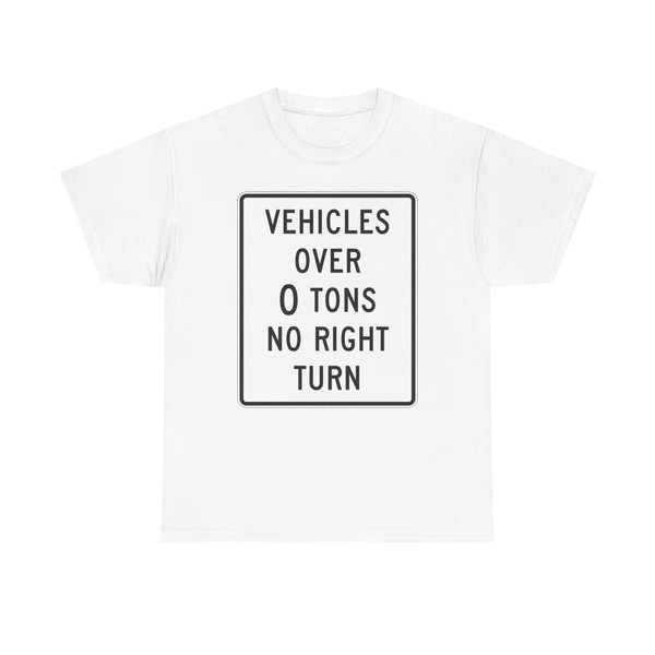 MUTCD-NJ RNJ12-8AR open text (New Jersey) (Road Sign) T-Shirt
