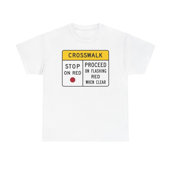 MUTCD-MN R10-23aM (Minnesota) (Road Sign) T-Shirt