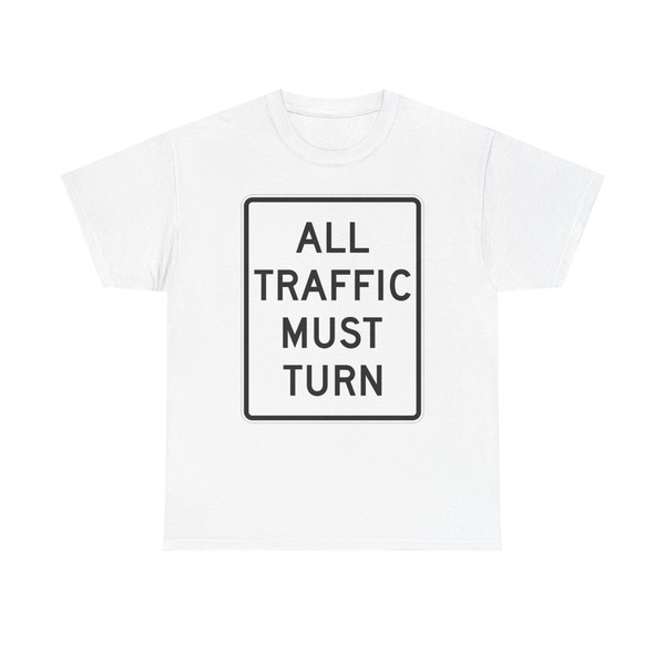 MUTCD-MI R6-11 (Michigan) (Road Sign) T-Shirt
