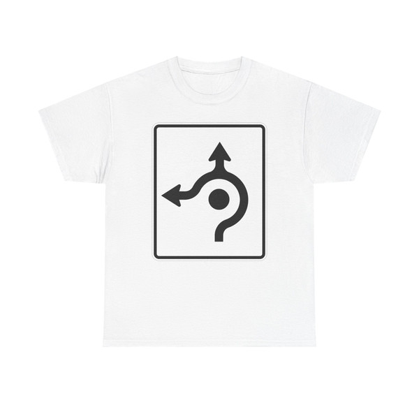 MUTCD-MI R3-5k (Michigan) (Road Sign) T-Shirt