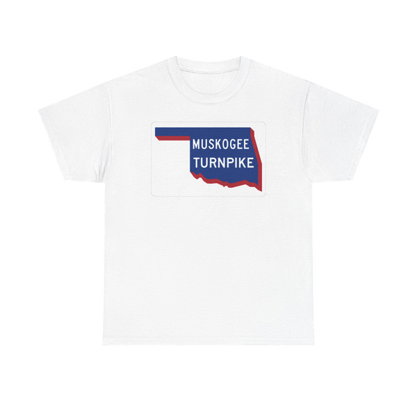 Muskogee Turnpike shield old (Oklahoma) (Road Sign) T-Shirt