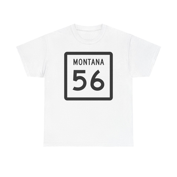 MT-56 (Montana) (Road Sign) T-Shirt