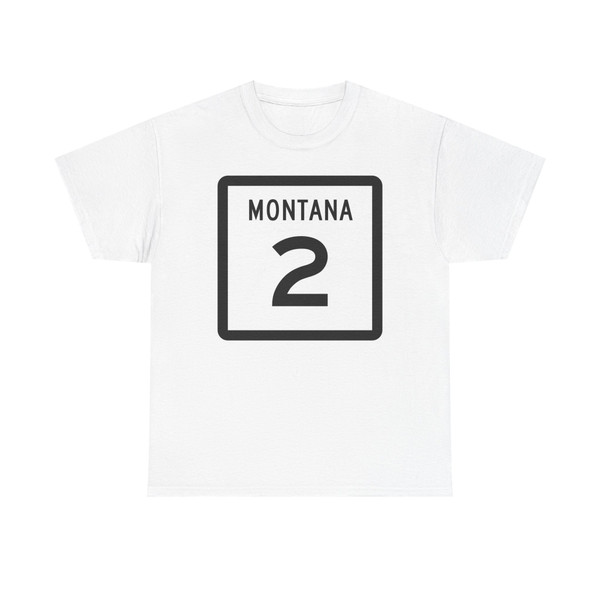 MT-2 (Montana) (Road Sign) T-Shirt