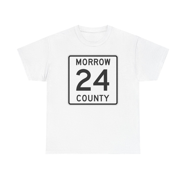 Morrow County Route 24 OH (Ohio) (Road Sign) T-Shirt