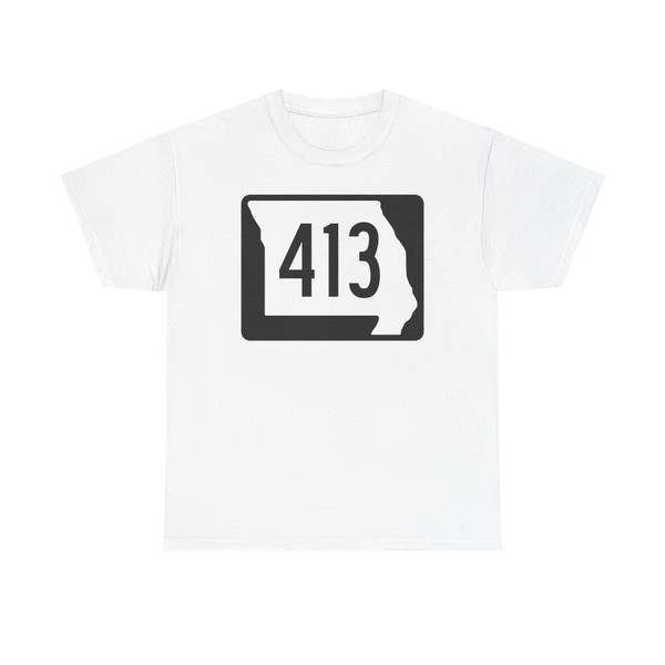 MO-413 (Missouri) (Road Sign) T-Shirt