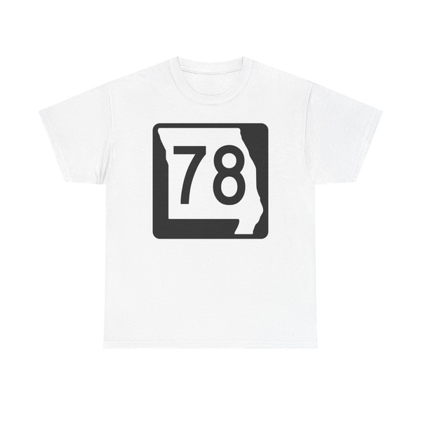 MO-78 (Missouri) (Road Sign) T-Shirt
