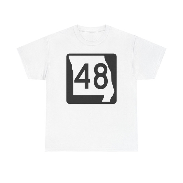MO-48 (Missouri) (Road Sign) T-Shirt