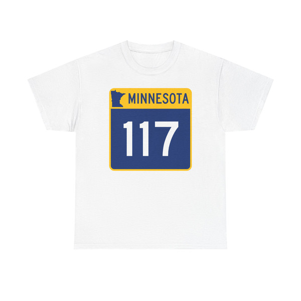 MN-117 (Minnesota) (Road Sign) T-Shirt