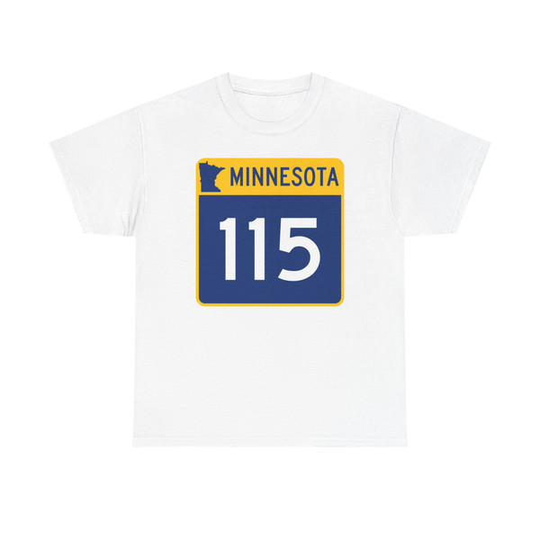 MN-115 (Minnesota) (Road Sign) T-Shirt