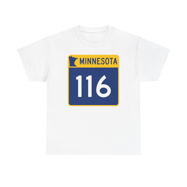 MN-116 (Minnesota) (Road Sign) T-Shirt