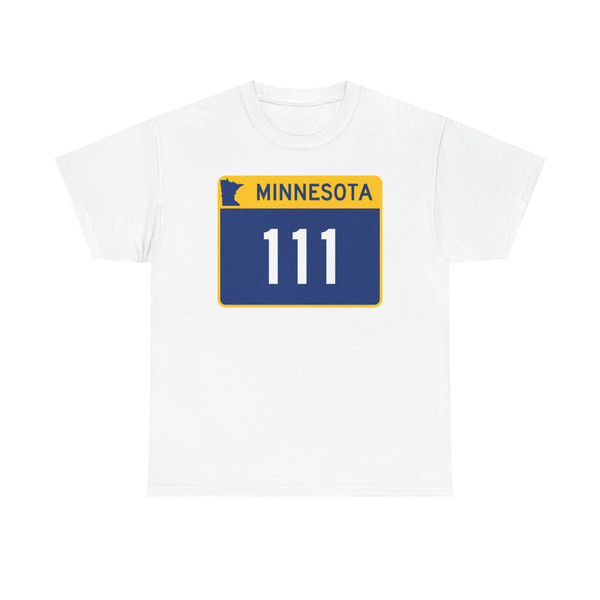 MN-111 wide (Minnesota) (Road Sign) T-Shirt