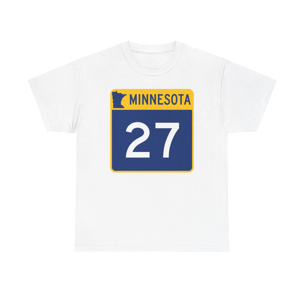 MN-27 (Minnesota) (Road Sign) T-Shirt