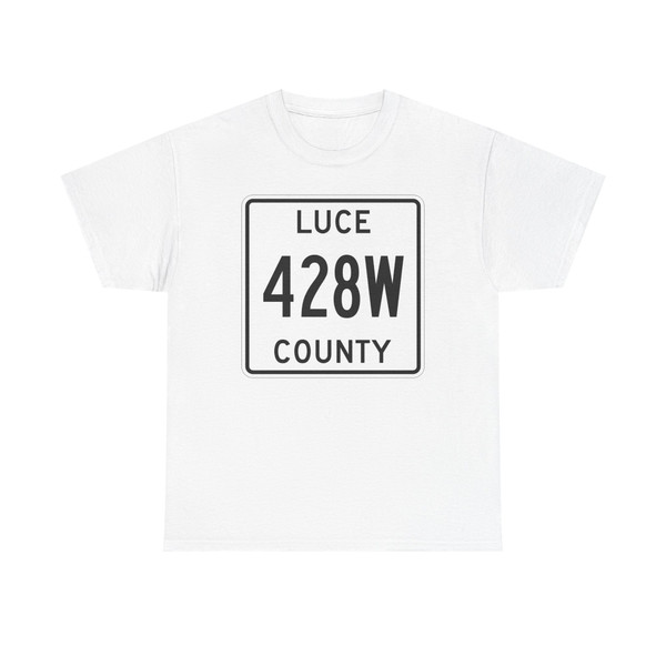 Michigan 428W Luce County (Michigan) (Road Sign) T-Shirt