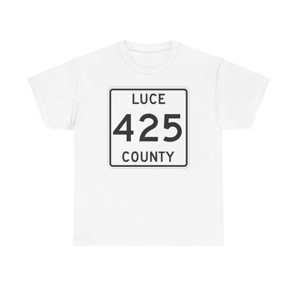 Michigan 425 Luce County (Michigan) (Road Sign) T-Shirt