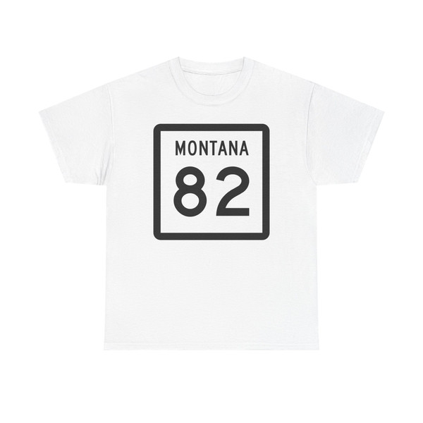 MT-82 (Montana) (Road Sign) T-Shirt