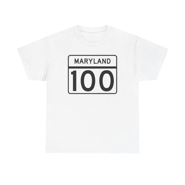 MD Route 100 (Maryland) (Road Sign) T-Shirt