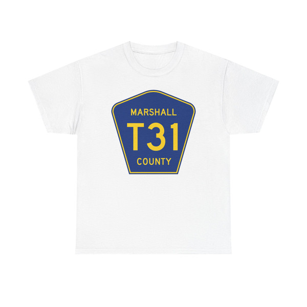 Marshall County Route T31 IA (Iowa) (Road Sign) T-Shirt