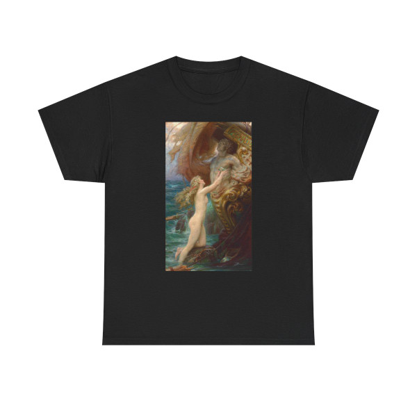 Herbert James Draper (1864-1920) A Deep Sea Idyll - oil on canvas - T-Shirt