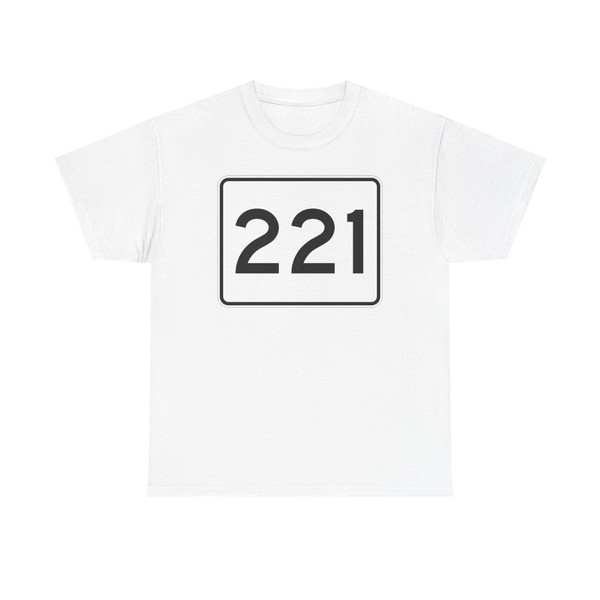 MA Route 221 (Massachusetts) (Road Sign) T-Shirt