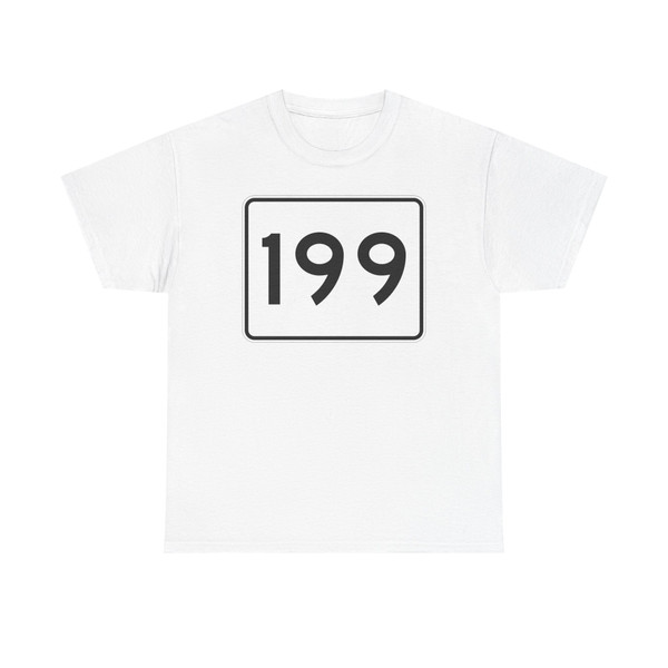 MA Route 199 (Massachusetts) (Road Sign) T-Shirt
