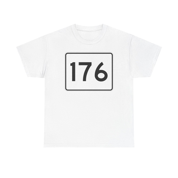 MA Route 176 (Massachusetts) (Road Sign) T-Shirt