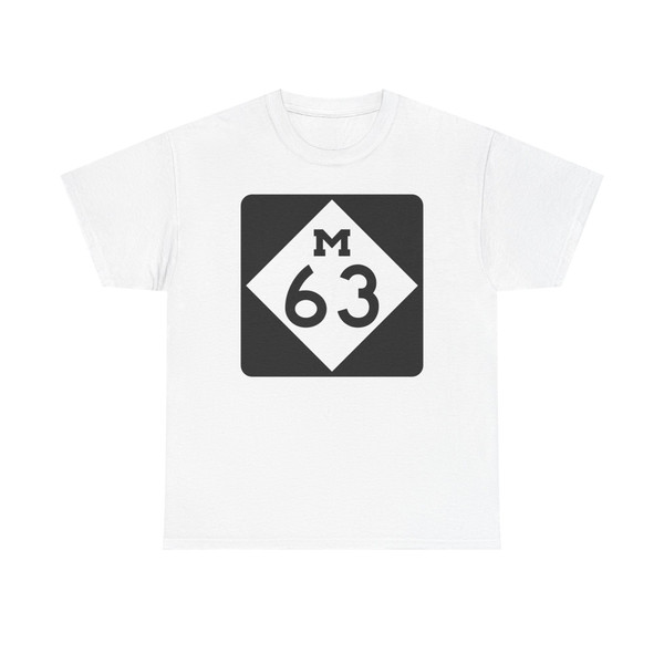 M-63 (Michigan) (Road Sign) T-Shirt