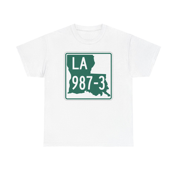 Louisiana 987-3 (Louisiana) (Road Sign) T-Shirt