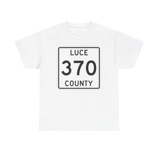 Michigan 370 Luce County (Michigan) (Road Sign) T-Shirt