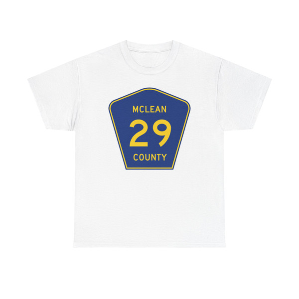 McLean County 29 (Illinois) (Road Sign) T-Shirt