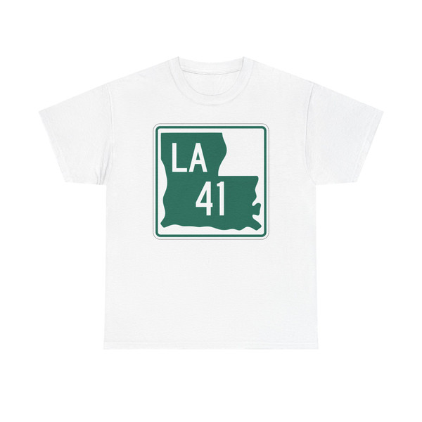 Louisiana 41 1955 (Louisiana) (Road Sign) T-Shirt