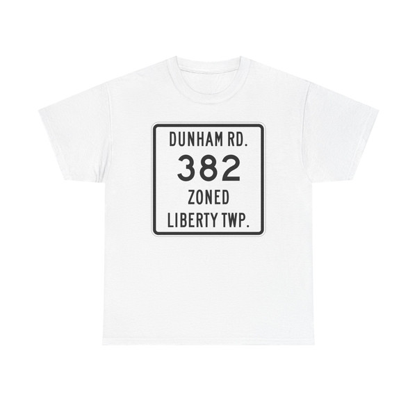 Liberty Township Route 382 Knox County Ohio (Ohio) (Road Sign) T-Shirt