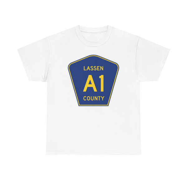 Lassen County A1 (California) (Road Sign) T-Shirt