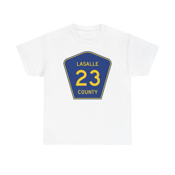 Lasalle County 23 (Illinois) (Road Sign) T-Shirt