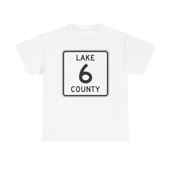 Lake County Route 6 MN (Minnesota) (Road Sign) T-Shirt