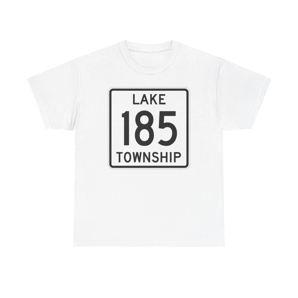 Lake Township Route 185 Logan County Ohio (Ohio) (Road Sign) T-Shirt