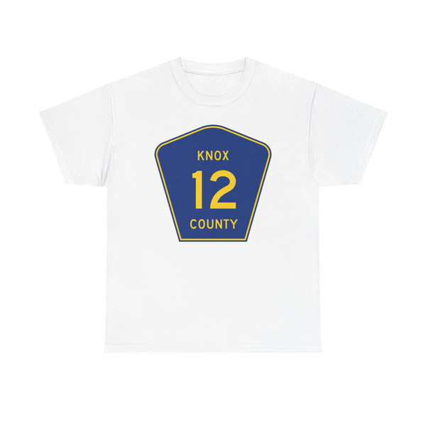 Knox County 12 (Illinois) (Road Sign) T-Shirt