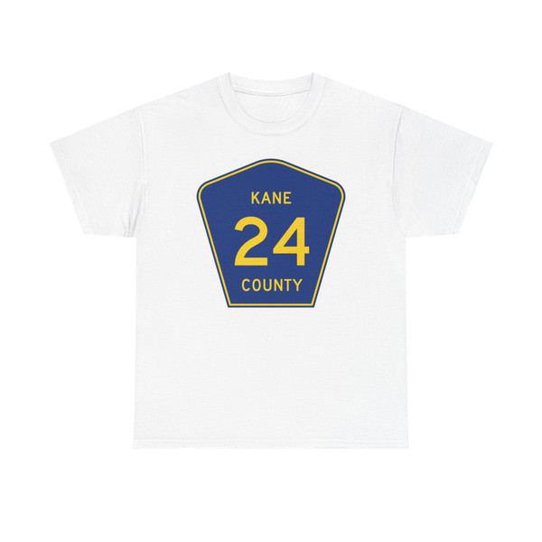 Kane County 24 (Illinois) (Road Sign) T-Shirt