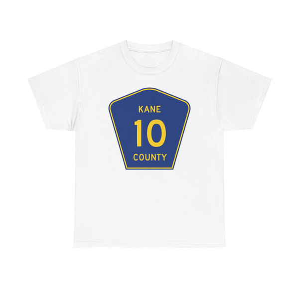 Kane County 10 (Illinois) (Road Sign) T-Shirt