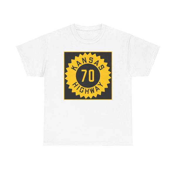 K-70 1926 (Kansas) (Road Sign) T-Shirt