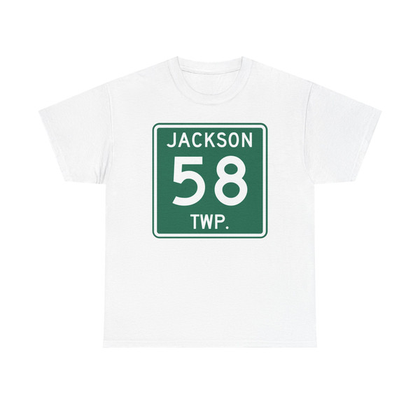 Jackson Township Route 58 Coshocton County Ohio (Ohio) (Road Sign) T-Shirt