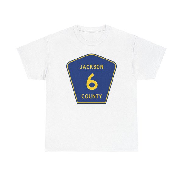 Jackson County Route 6 AL (Alabama) (Road Sign) T-Shirt