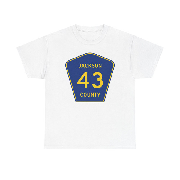 Jackson County Route 43 AR (Arkansas) (Road Sign) T-Shirt