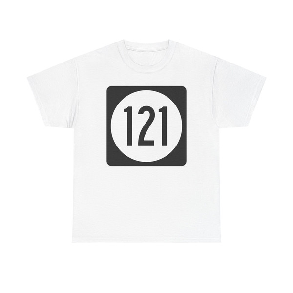 Iowa 121 (Iowa) (Road Sign) T-Shirt