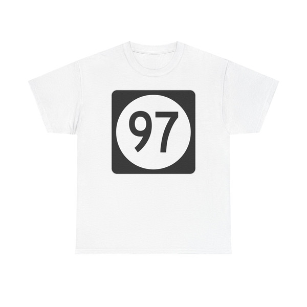 Iowa 97 (Iowa) (Road Sign) T-Shirt