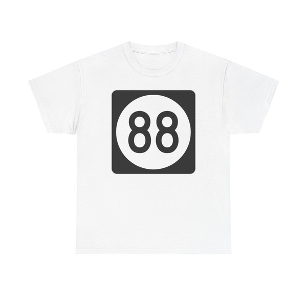 Iowa 88 (Iowa) (Road Sign) T-Shirt