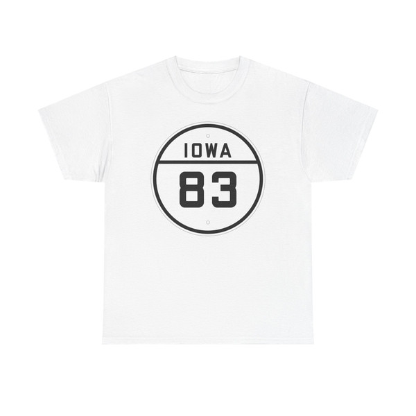 Iowa 83 1926 (Iowa) (Road Sign) T-Shirt