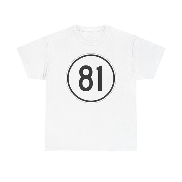 Iowa 81 1950 (Iowa) (Road Sign) T-Shirt