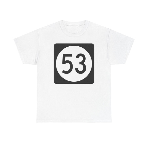 Iowa 53 (Iowa) (Road Sign) T-Shirt